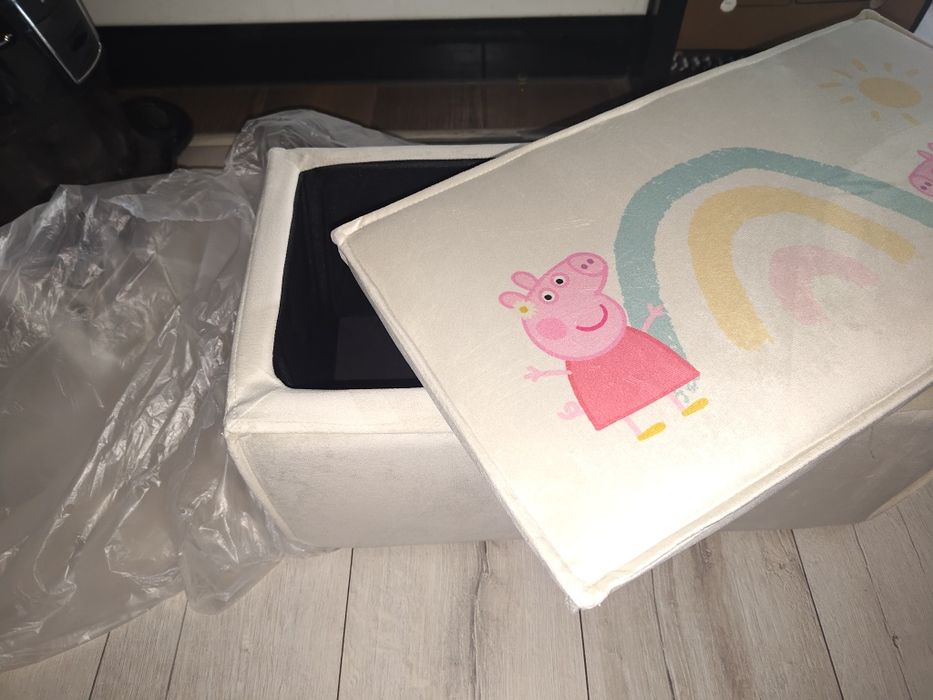 Nowa skrzynia na zabawki Peppa pig roba
