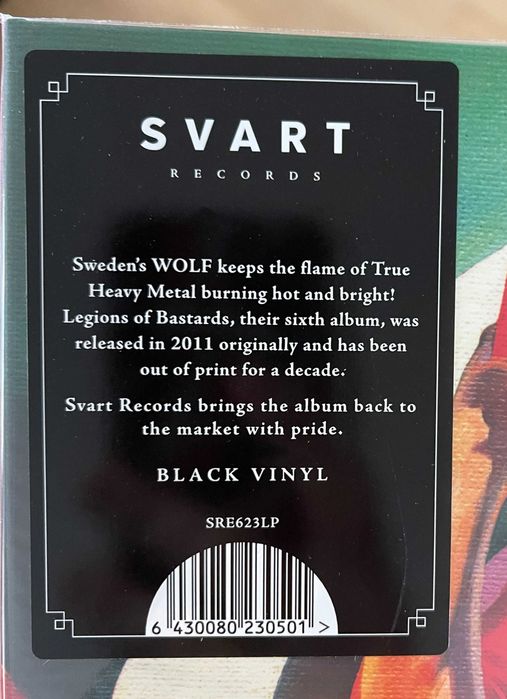 LP - Wolf - Legions Of Bastards