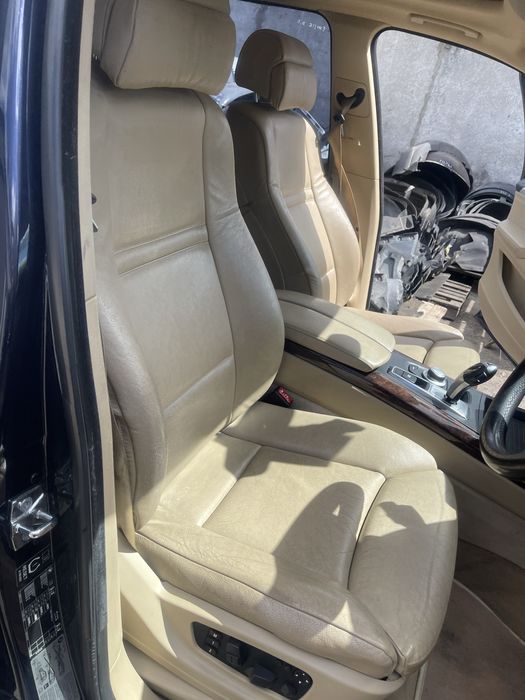 Сидіння Комфорт BMW X5 E70 Сиденья ламающеся спинка Сидушка БМВ Х5 Е70 беж Сидіння Салон