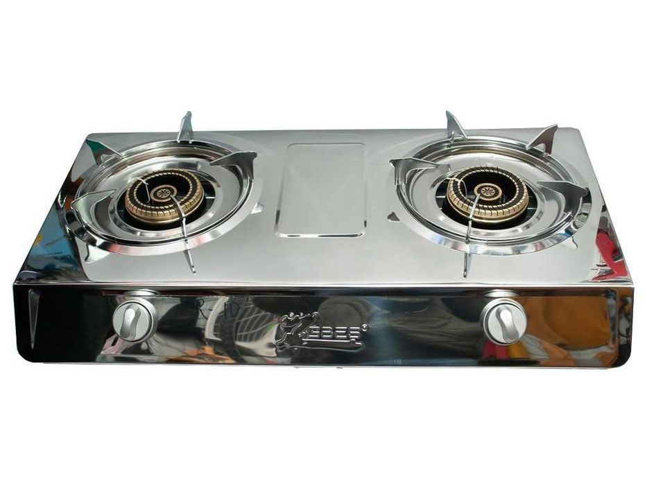 Газовая ПЛИТА из нержавеющей стали ZGBES (2 конфорная) + редуктор