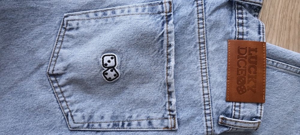 Szerokie spodnie Lucky Dice Baggy L