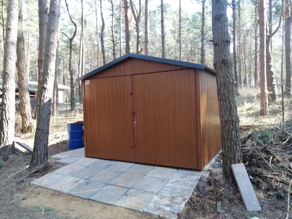 Garaż ocynk grafit brąz orzech złoty dąb garaże kolor