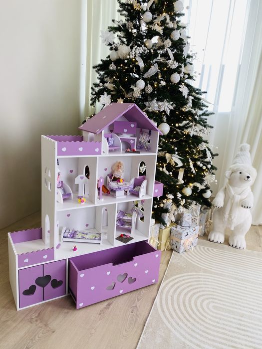 Ляльковий будинок зі шухлядою  Будинок для ляльок Дім для барбі