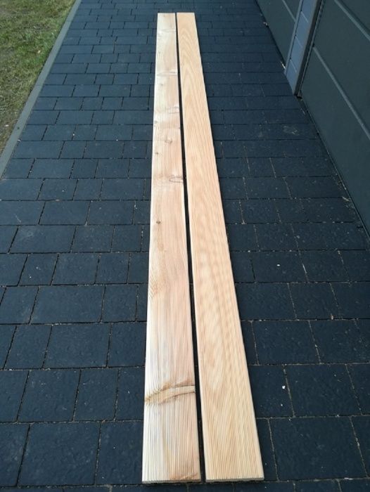 Deska modrzewiowa gładka tarasowa taras  28mmx130mm