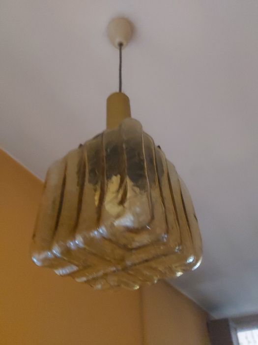Lampa sufitowa z lat 80 tych