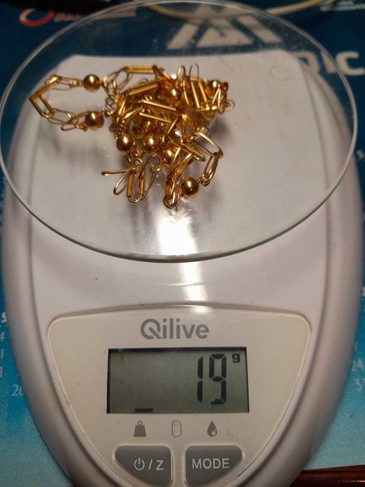 Fio + Pulseira em Ouro 19.2k