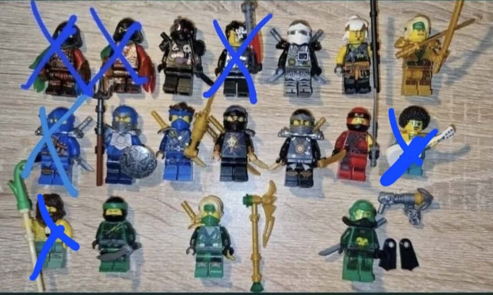 Zestaw figurki lego ninjago