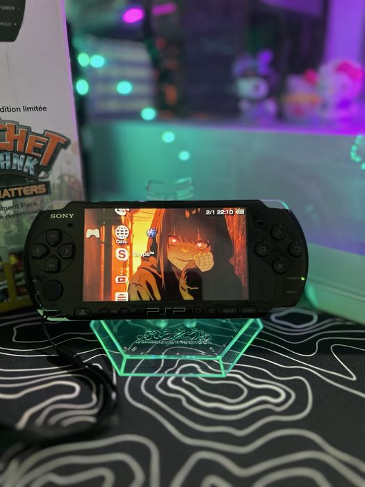 psp 3000 полный комплект + бесплатные игры