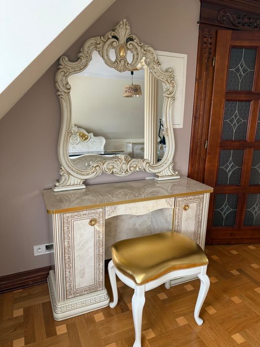 Stylowa Włoska Sypialnia Premium NOWA 8 elementów