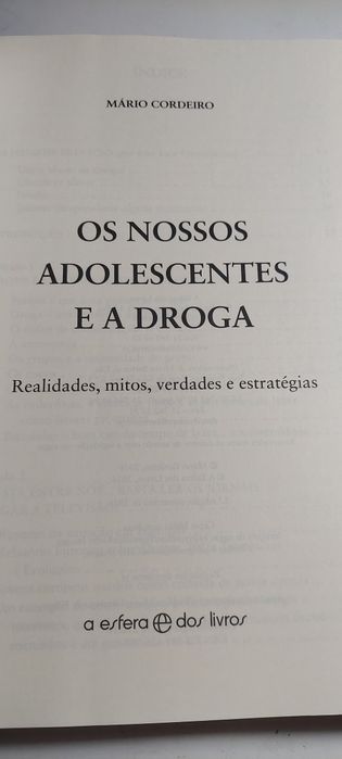 Os Nossos Adolescentes e a Droga - Mário Cordeiro (2016)