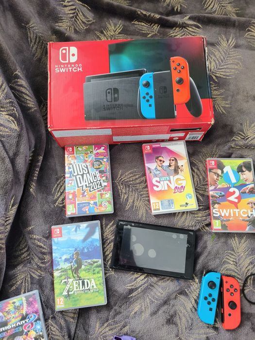 Nintendo Switch konsola plus gry