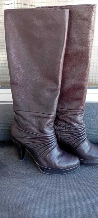 Botas Exē 35, Castanho Escuro