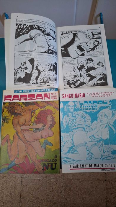 KARZAN Banda Desenhada adultos, anos 70. Coleção completa com 39 nºs