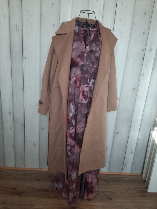 Welniany płaszcz MANGO rozm. XS