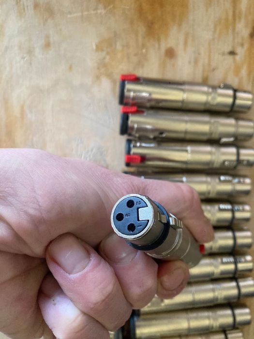 Przejściówka XLR - Duży Jack. 12szt.