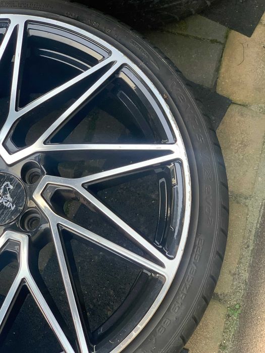 Alufelgi Keskin KT20 19' z oponami Hankook letnie 5-6mm