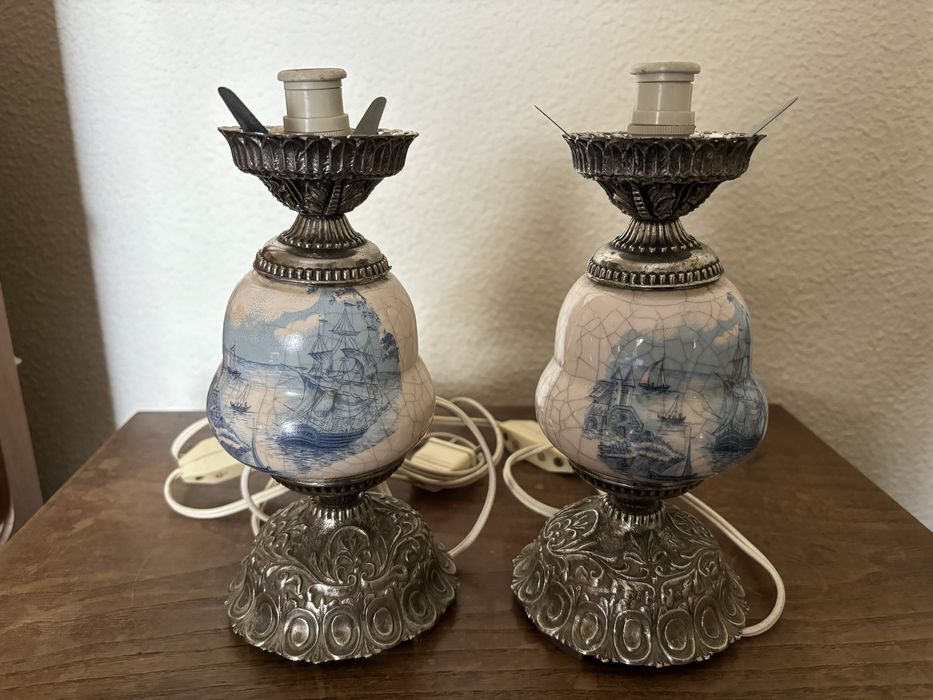 Candeeiros de mesa vintage