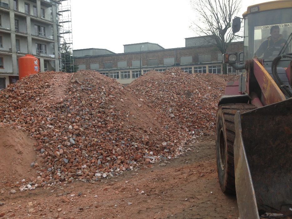 gruz kruszony ceglany-cegła kruszona