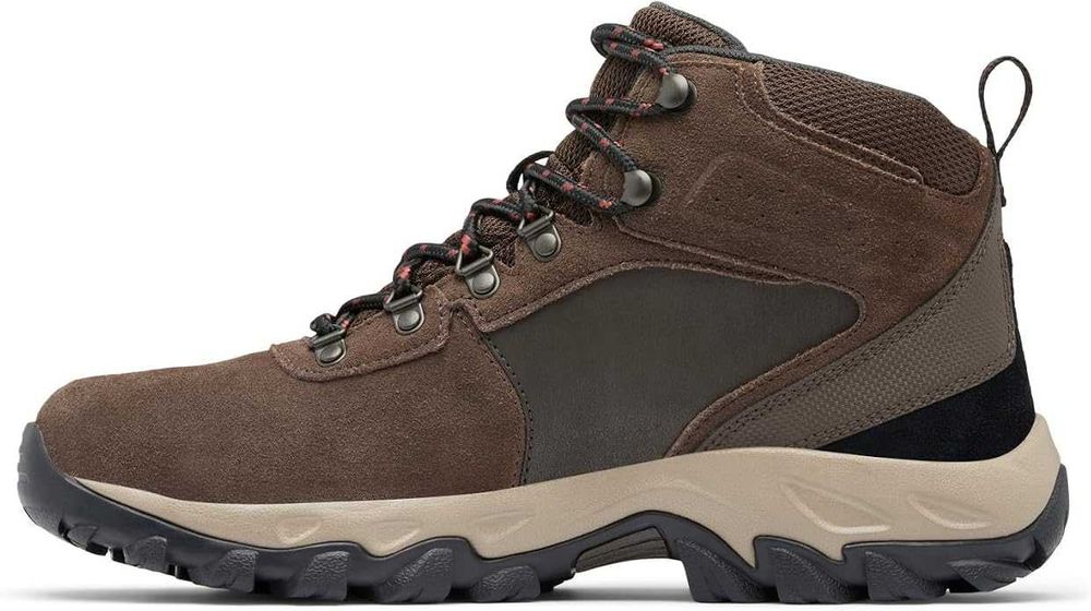 Чоловічі трекінгові черевики Columbia Men's Newton Ridge Plus 2 Suede WP (Cordovan / Golden Yellow)