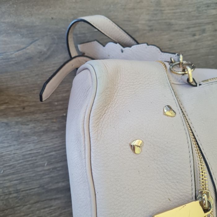 Michael Kors plecak plecaczek rhea beżowy logo duży mk monogram logowa