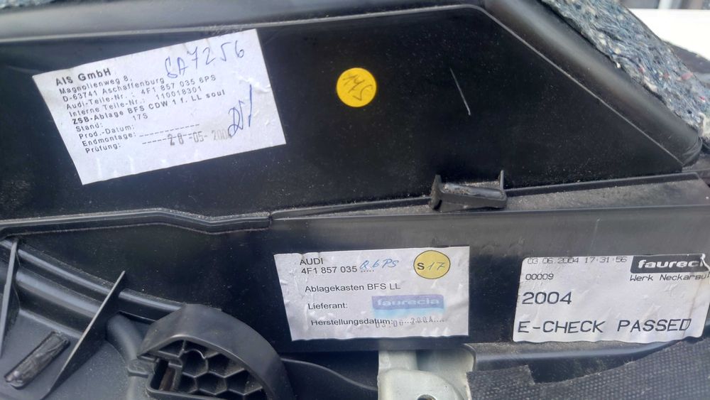 Schowek Pasażera A6 C6