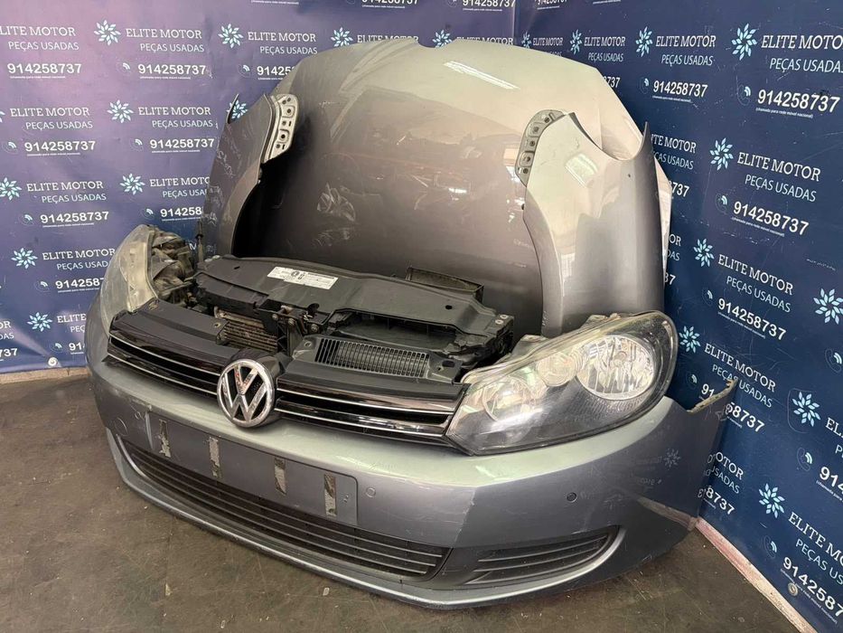 Frente completa usada VW GOLF VI 6 parachoques capot oticas guardalamas reforço