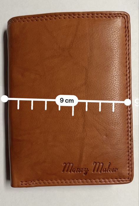 Portfel dkórzany nowy