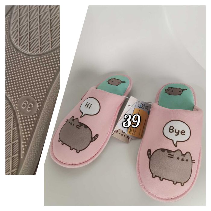 Nowe Klapki Pusheen kapcie Pusheen 39