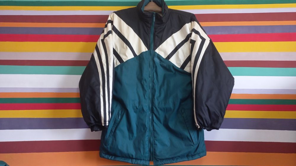 Винтажная зимняя куртка Adidas vintage 90 - х Пуховик