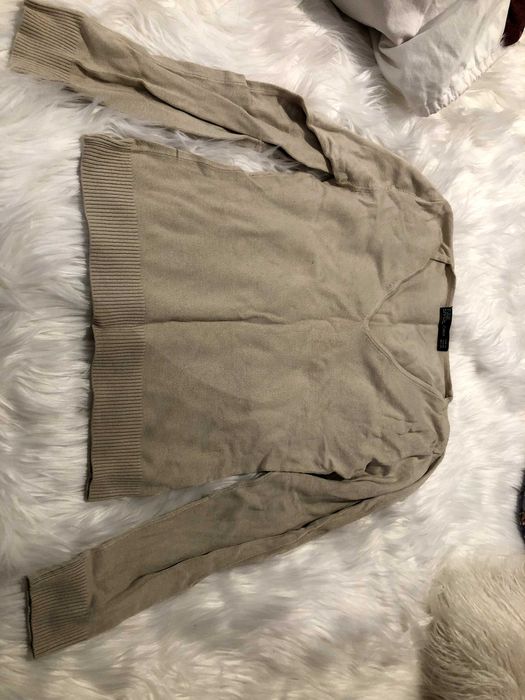 camisola zara beje tamanho m