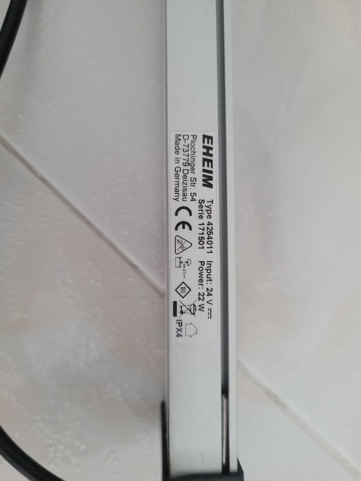 Calha de Iluminação LED em alumínio para aquários