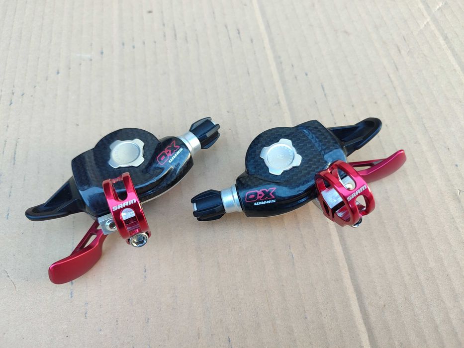 Manetki SRAM X.0 Trigger Carbon 3x9spd. Sram X0 XO X.O RED