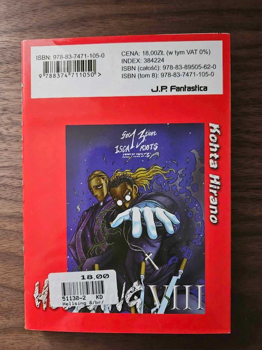 Manga Hellsing tom 8