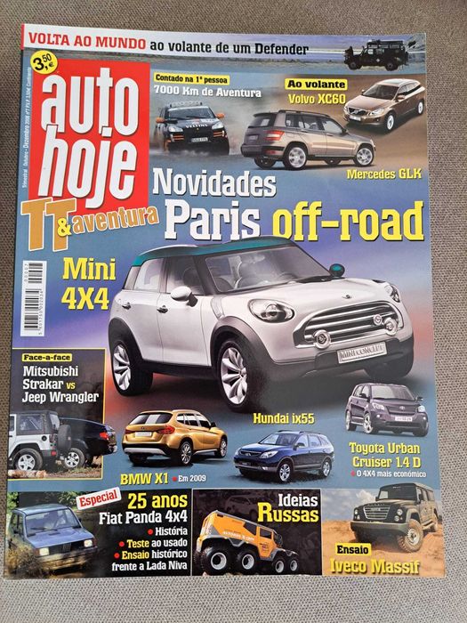 Lote primeiros números Revista AutoHoje TT