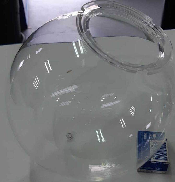 Globo multiusos transparente 20cm diâmetro em plástico (acrílico)