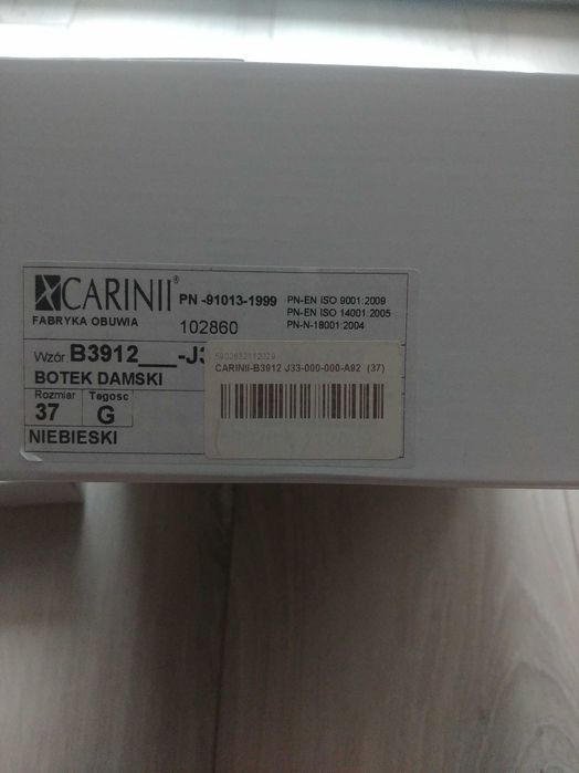 Buty Botki Carinii
