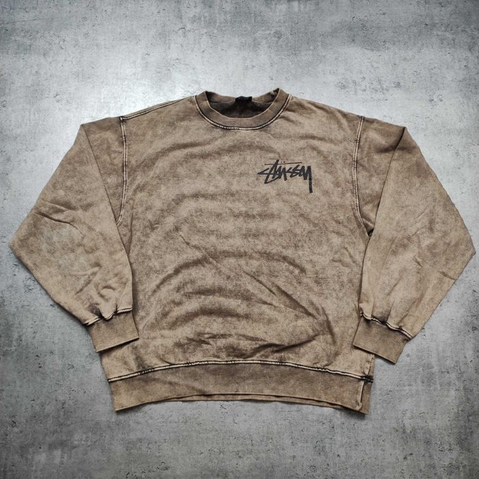 MĘSKA Bluza PREMIUM Streetwear Stussy Nike Logo Tie Dye Duże Logo