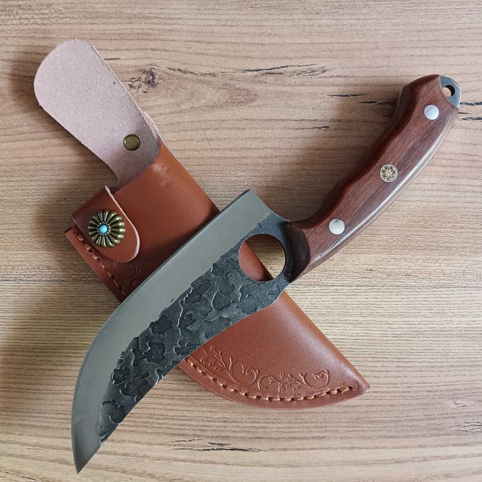 Nóż EDC z pochwą, survival