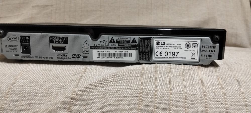 Leitor blu-ray LG