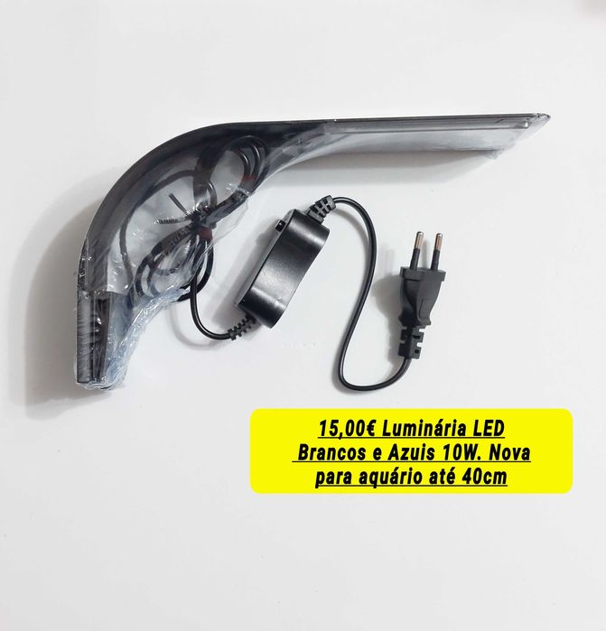 Luminária / calha LED aquário 5W 8W e 10W Esponja filtrante NOVO