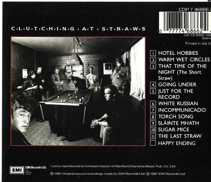 Marillion - Clutching at Straws