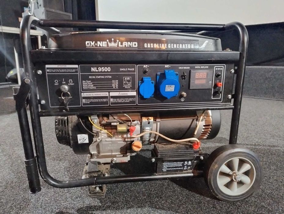 Оренда генератора 8 кВт в Черкасах однофазний бензин/газ (LPG,CNG)