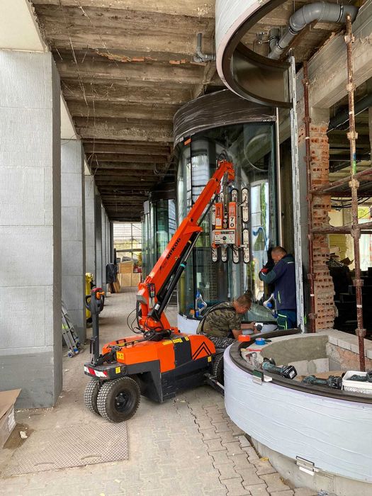Mini żuraw Kraków | wynajem mini dźwigu | szybkie terminy