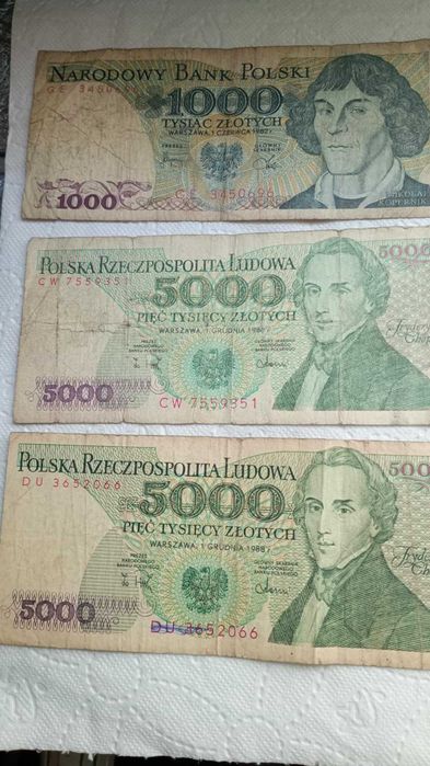 sprzedam monety banknoty