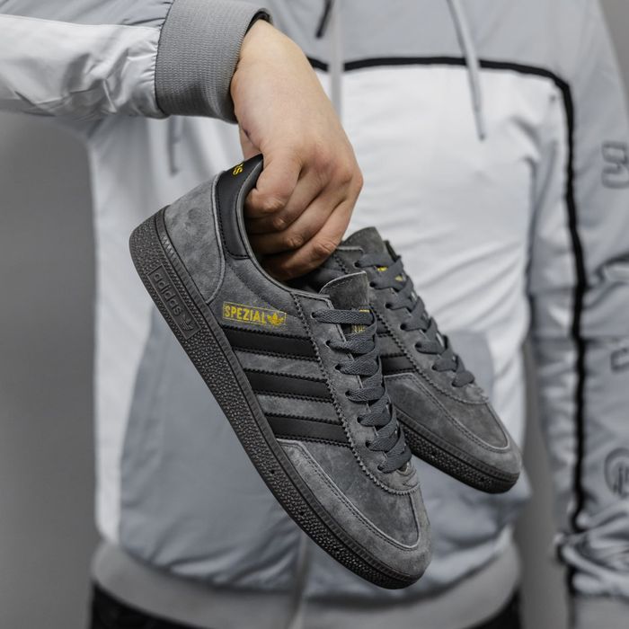 Кросівки Adidas Spezial Grey - Black premium