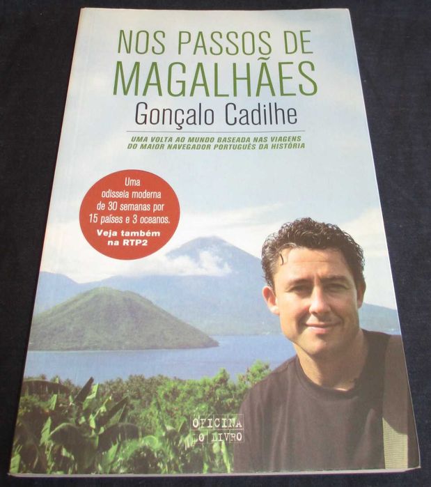 Livro Nos Passos de Magalhães Gonçalo Cadilhe 1ª edição 2008