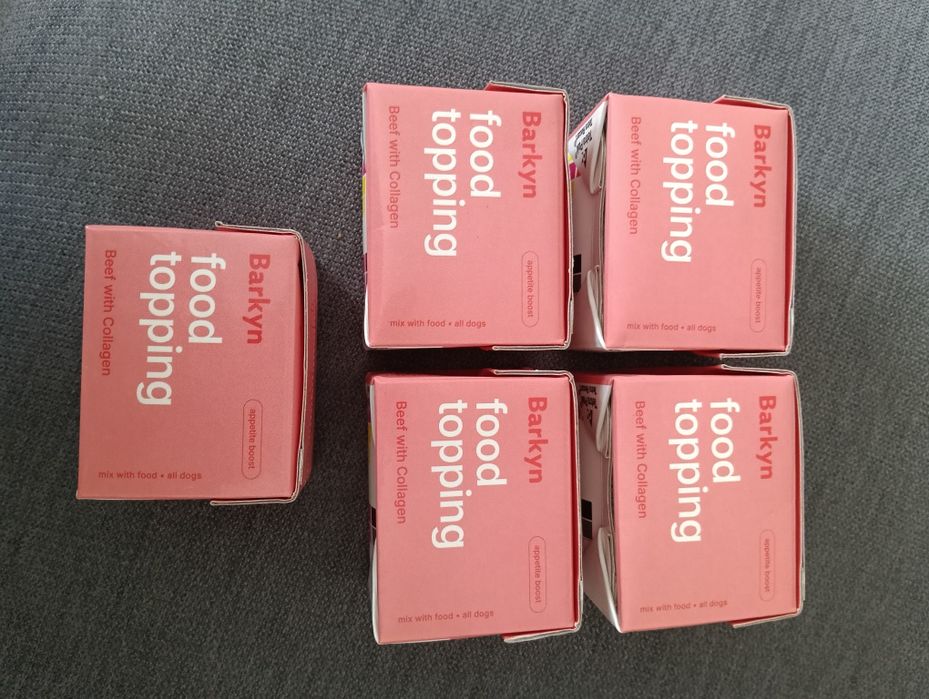 Pack 5x Molho com colagénio para cão da Barkyn