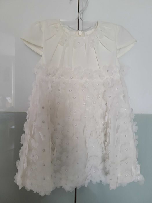 Zestaw Sukienka i sweterek r. 80 dla dziewczynki