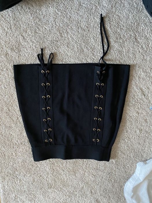 Spodniczka zara knit czarna 36 s