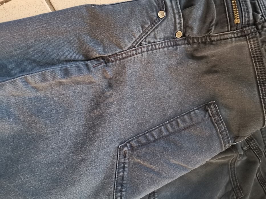 Spodnie 3/4 rybaczki granatowe Cecil plus size duży rozmiar